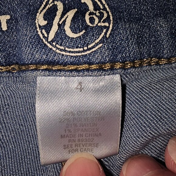 N62 Womens Modern Fit Bootcut Jeans Size 4 Blue Denim - Picture 5 of 9